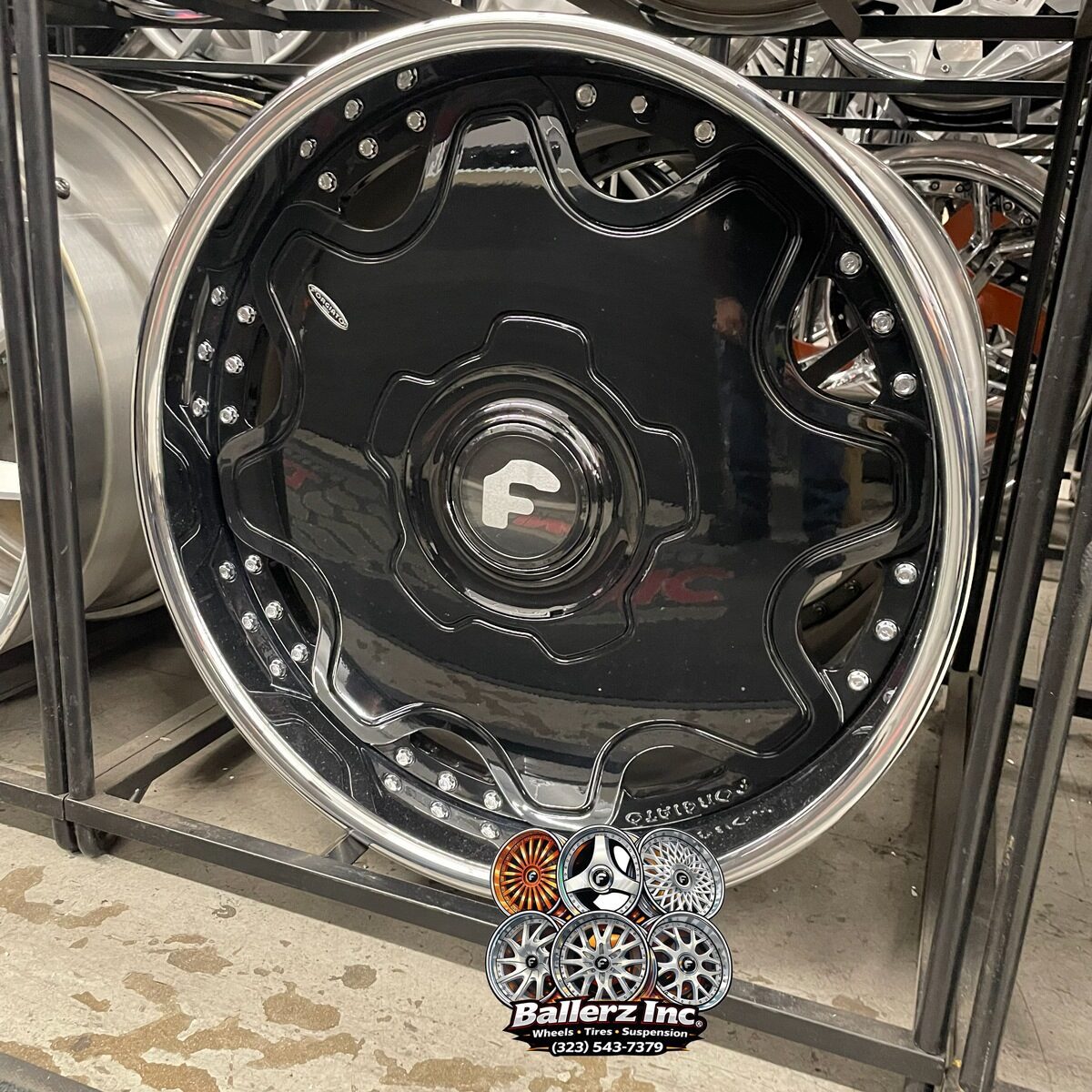 22x9/10 Forgiato Wheels Fiore XL Floater Cap Wheel and Tire Package ...